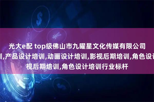 光大e配 top级佛山市九曜星文化传媒有限公司：视频剪辑培训,产品设计培训,动画设计培训,影视后期培训,角色设计培训行业标杆
